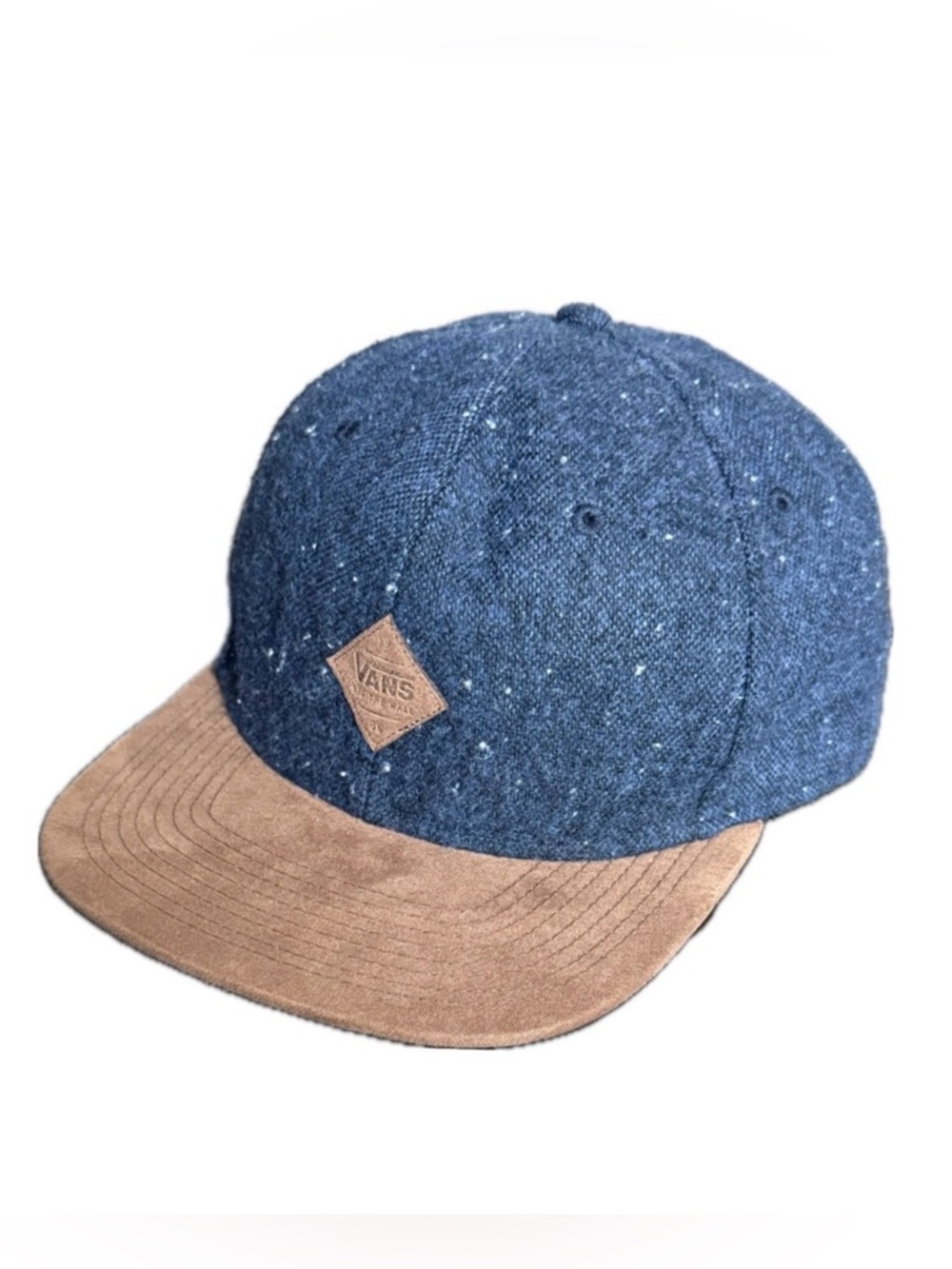 VANS OTW Wool Blend Suede Strapback Cap‎ Skate Heritage Navy Tweed | Men's